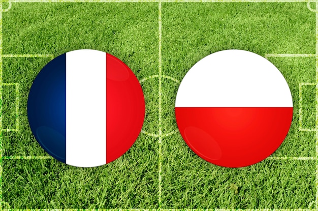 France vs Poland football match