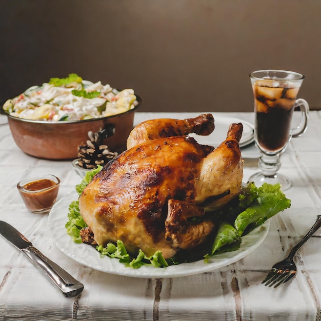 Frango Assado Frango Assado Domingo Roasted Chicken Rost Chicken