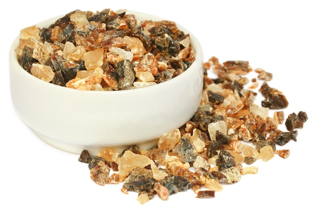 Frankincense dhoop, a natural aromatic resin used in perfumes and incenses