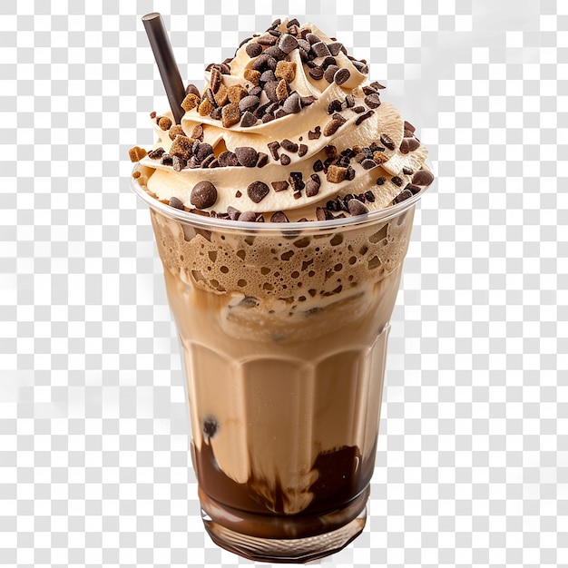 Frappuccino isolated on transparent background