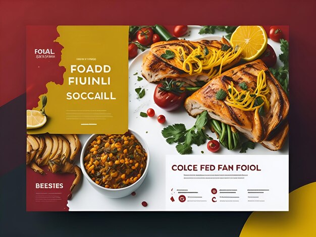 Free food social media post design