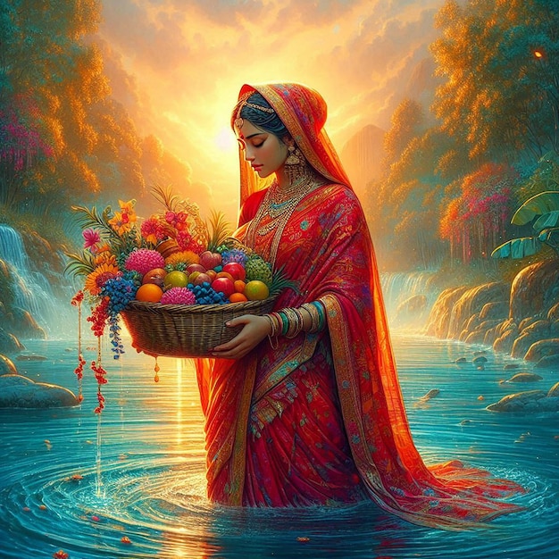 Free Happy Chhath Puja Wishes Messages Photos and WhatsApp Instagram Wallpaper Hindu Festival