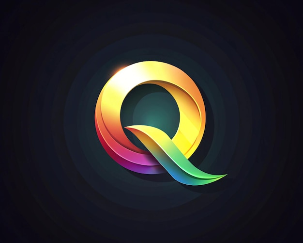 Photo free letter q modern and creative logo design