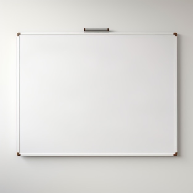 Free Photo 3d blank standing advertising digital panel White board mockup