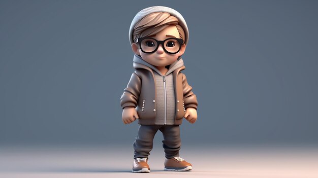 a free photo of 3d rendered animated character design