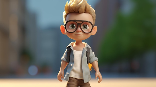 a free photo of 3d rendered animated character design