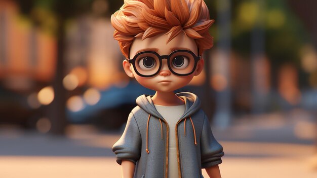 a free photo of 3d rendered animated character design