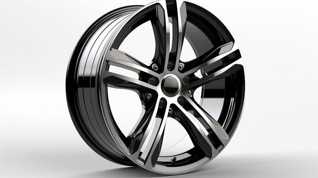 free photo of 3d rendered rim design