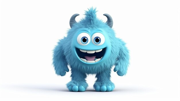 a free photo of blue monster