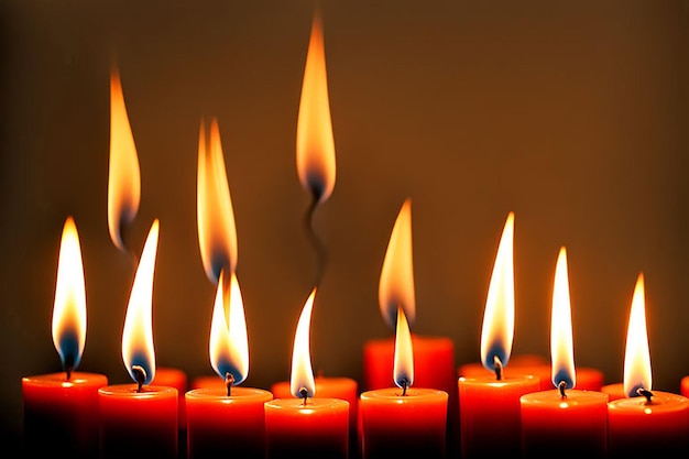 Free photo burning candles