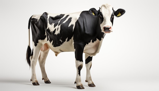 free photo of cow animal on isolated white background