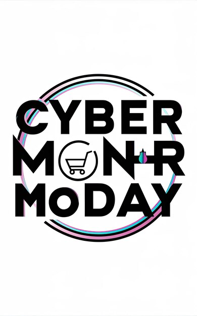 Photo free photo cyber monday logo