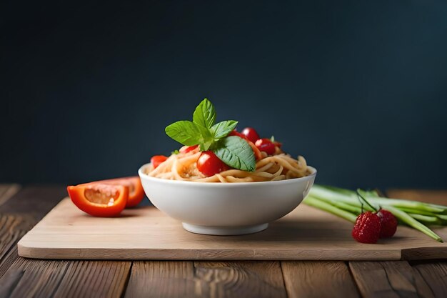 Free photo flat lay delicious bakso bowl arrangement