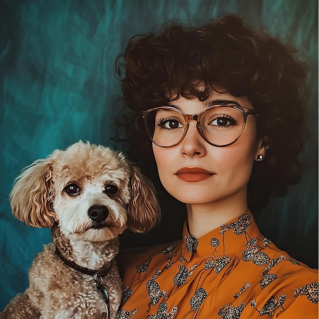 Photo free photo girl with dog beautiful attachment