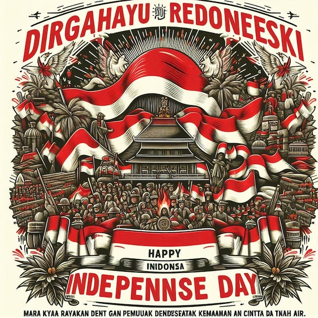 Photo free photo happy independence day indonesia