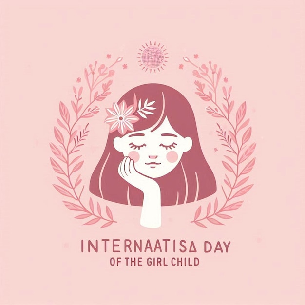 Photo free photo happy international day of the girl child celebration