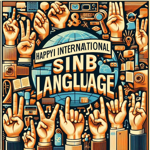 Free Photo Happy International Day Of Sign Language Celebration