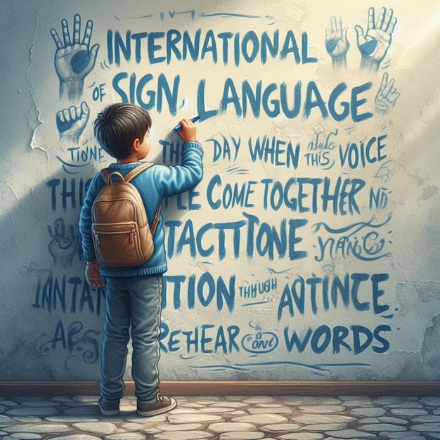 Free Photo Happy International Day Of Sign Language Celebration