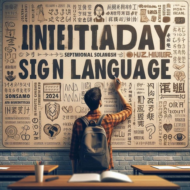 Free Photo Happy International Day Of Sign Language Celebration