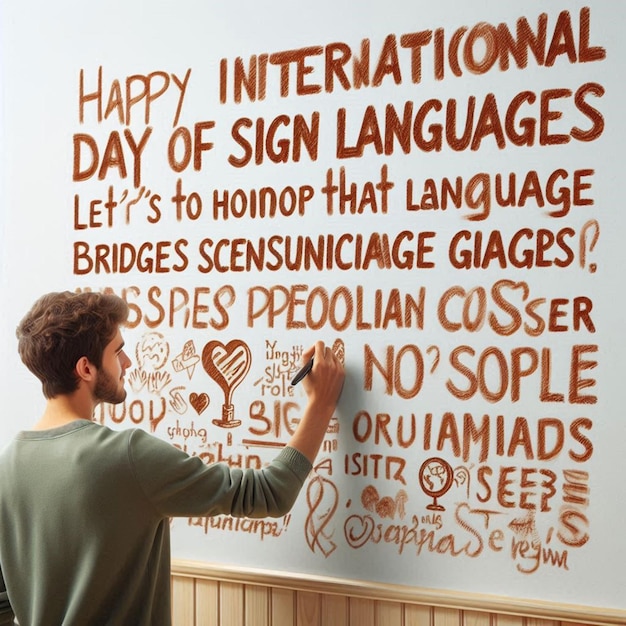 Free Photo Happy International Day Of Sign Language Celebration