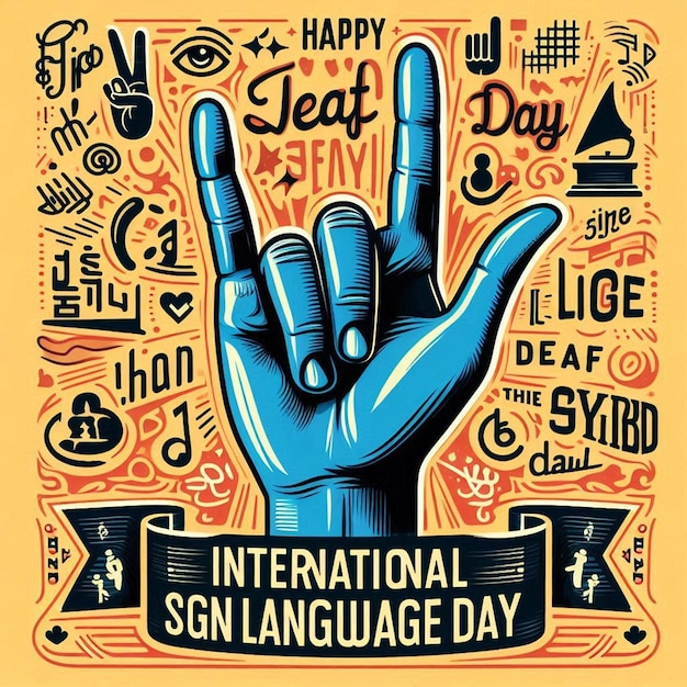 Free Photo Happy International Day Of Sign Language Celebration