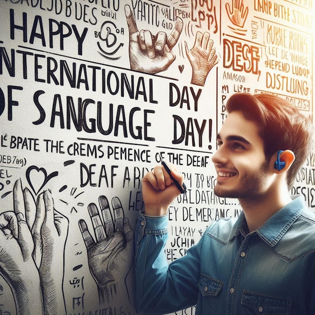 Free Photo Happy International Day Of Sign Language Celebration