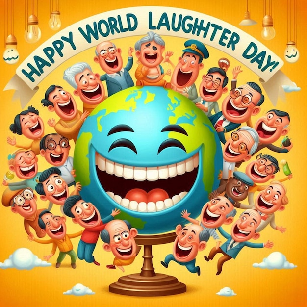 Free Photo Happy International Joke Day Celebration