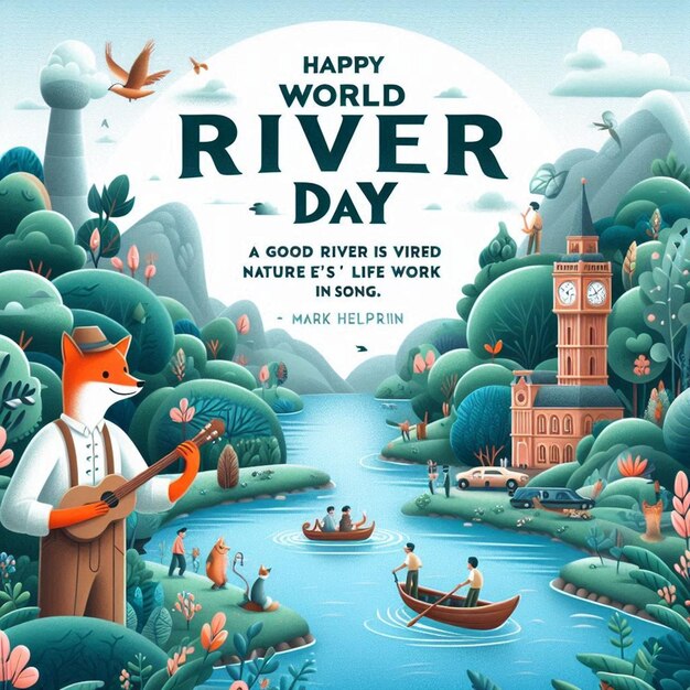 Free Photo Happy World River Day Celebration