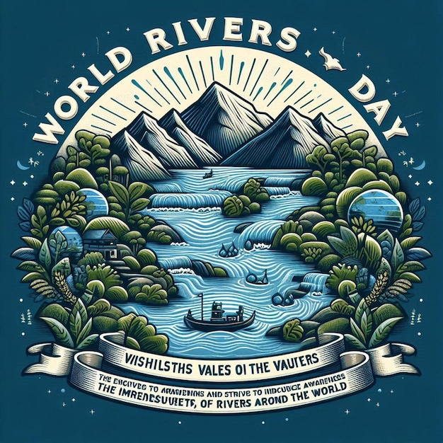 Free Photo Happy World River Day Celebration