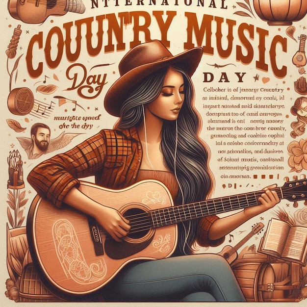 Photo free photo international country music day celebration