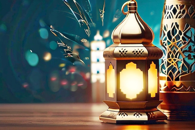 Free photo islamic new year concept wiFree Photo Background Ramadan Kareem Eid Mubarak