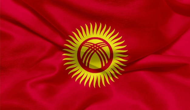 Photo free photo of kyrgyzstan flag