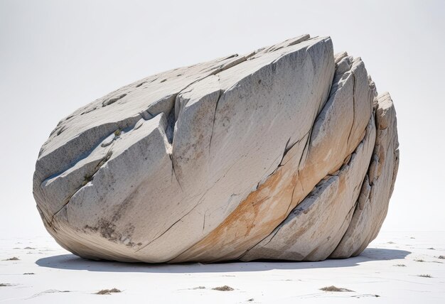 Free photo a large rock on a white background