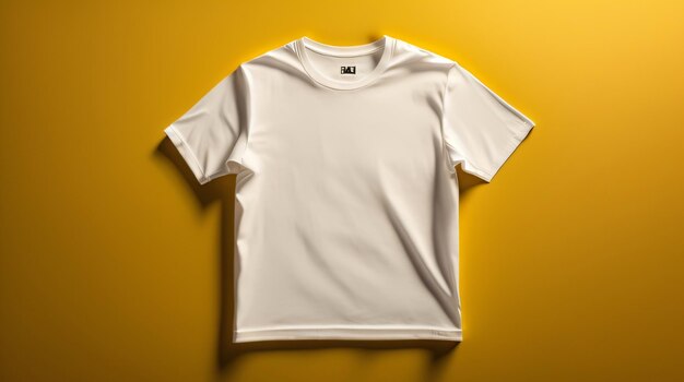 Free photo New colorful tshirts mockup with copy space on drak color Background