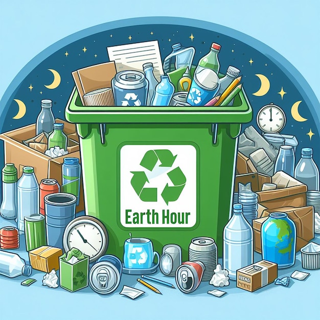 Free Photo Recycling Bin Earthhour