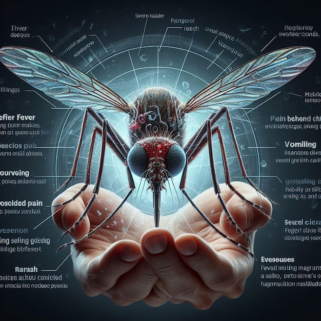 Free photo social media Dengue Prevention Campaign Mosquito Disease Epidemic