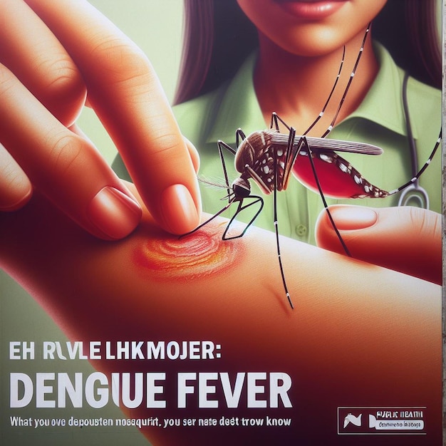 Photo free photo social media dengue prevention campaign mosquito disease epidemic