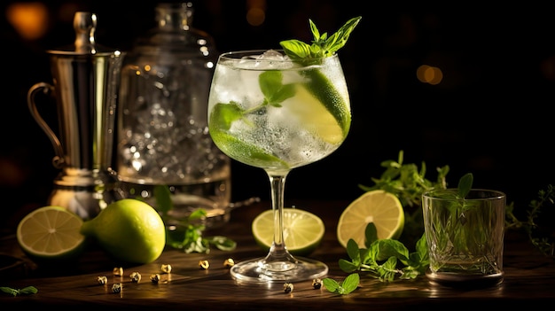 Free Photo of Summer Drinks in a Beautiful table