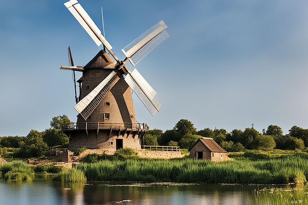 Free photo windmill