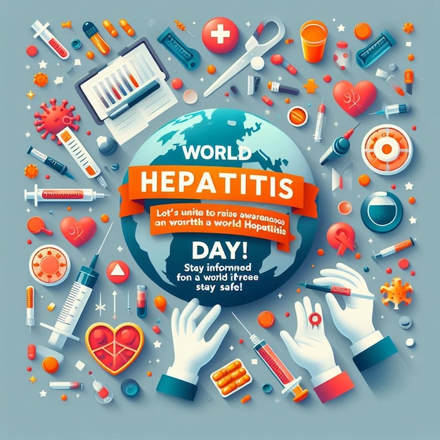 Free Photo World Hepatitis Day Poster