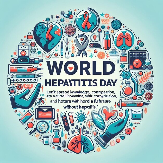 Free Photo World Hepatitis Day Poster