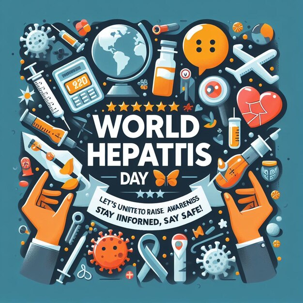 Free Photo World Hepatitis Day Poster