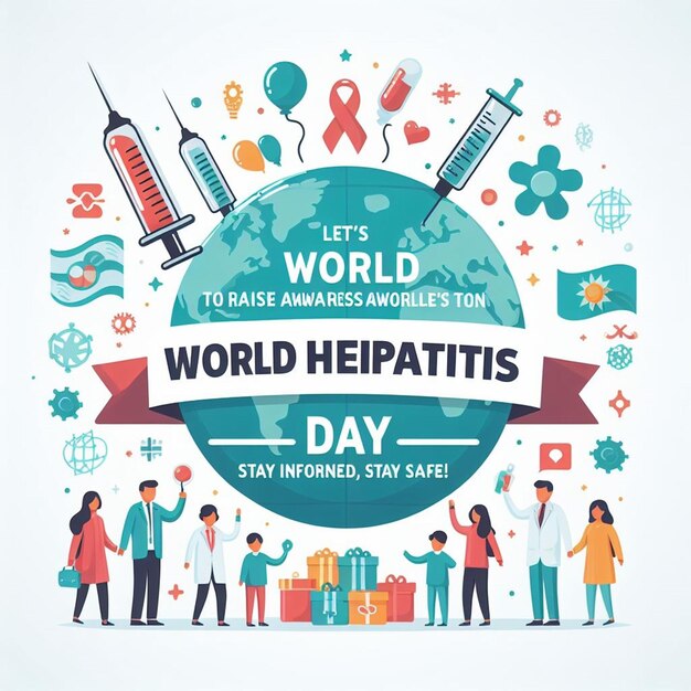 Free Photo World Hepatitis Day Poster