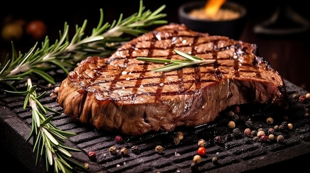 free photos meat grilled with spicesAI generator