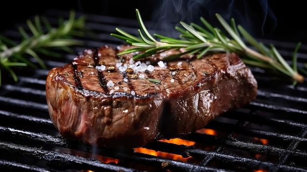 free photos meat grilled with spicesAI generator