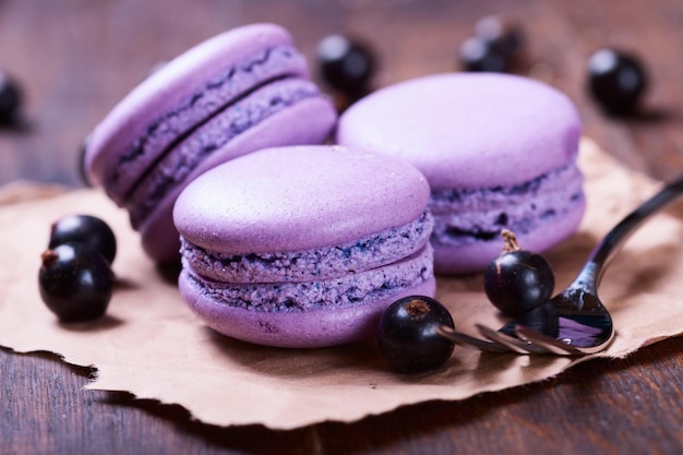 Free picture of sweet blackberries macaroons