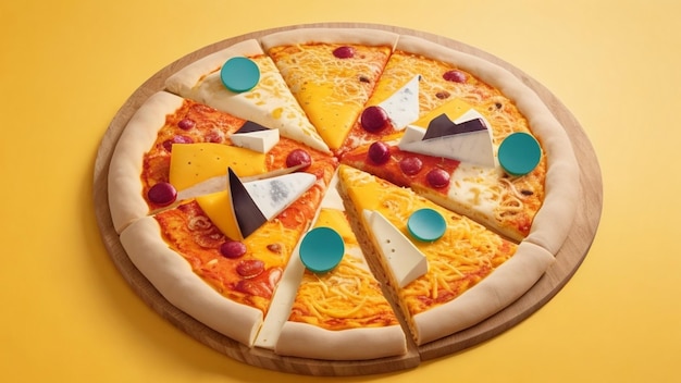 Free pizza Photo by Generative AI image