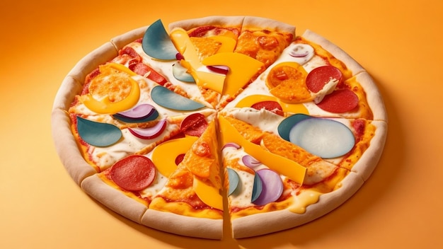 Free pizza Photo by Generative AI image