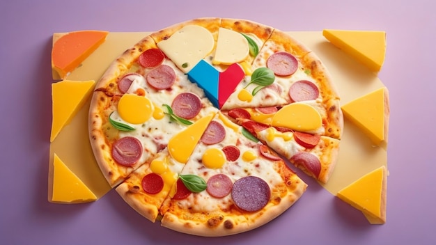 Free pizza Photo by Generative AI image