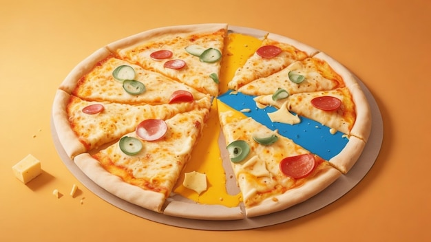 Free pizza Photo by Generative AI image